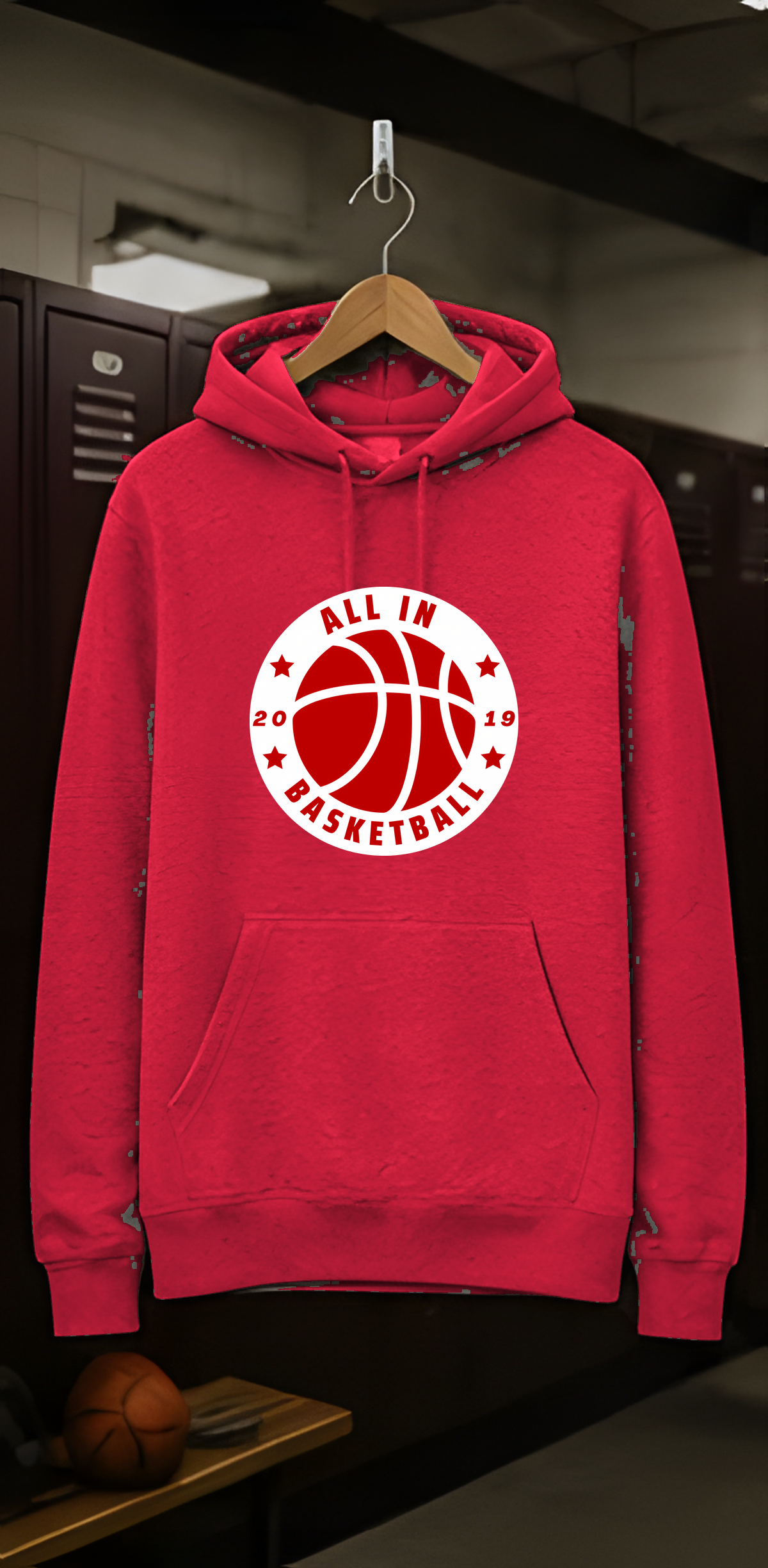 All In Basketball Academy Badge Youth Hoodie — locker
