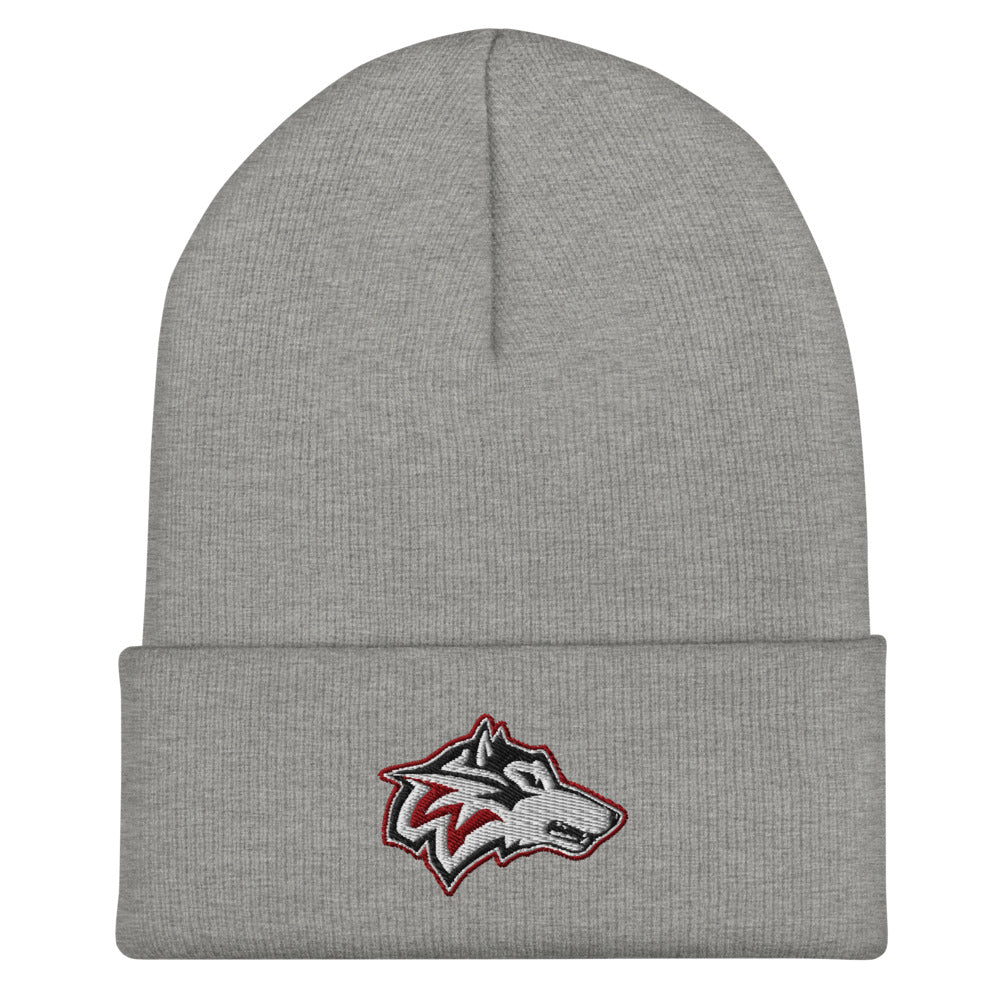 Woodcreek Boys Golf Cuffed Beanie, Heather Grey