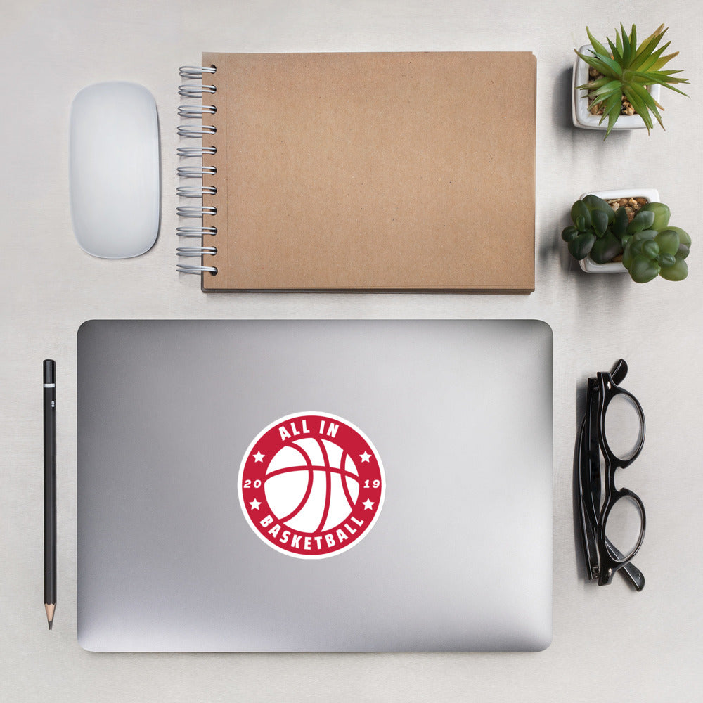 All In Basketball Academy Logo Sticker (lifestyle)