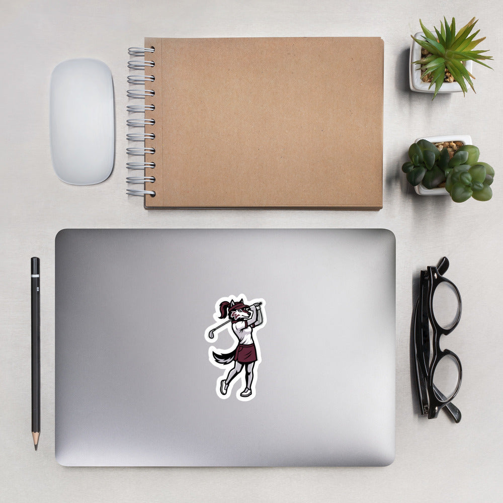 Woodcreek Girls Golf Logo Sticker (lifestyle)