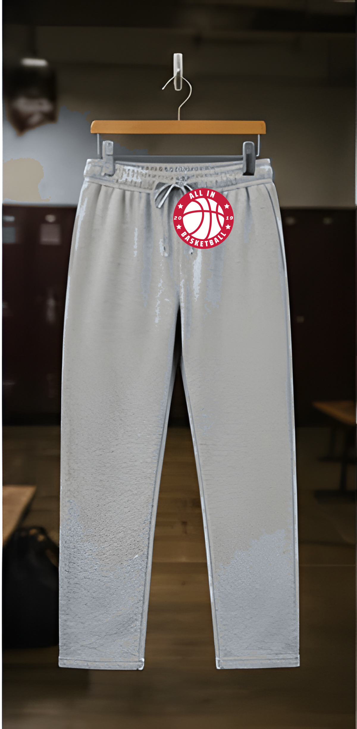 All In Basketball Academy Badge Open-Bottom Sweatpants — locker