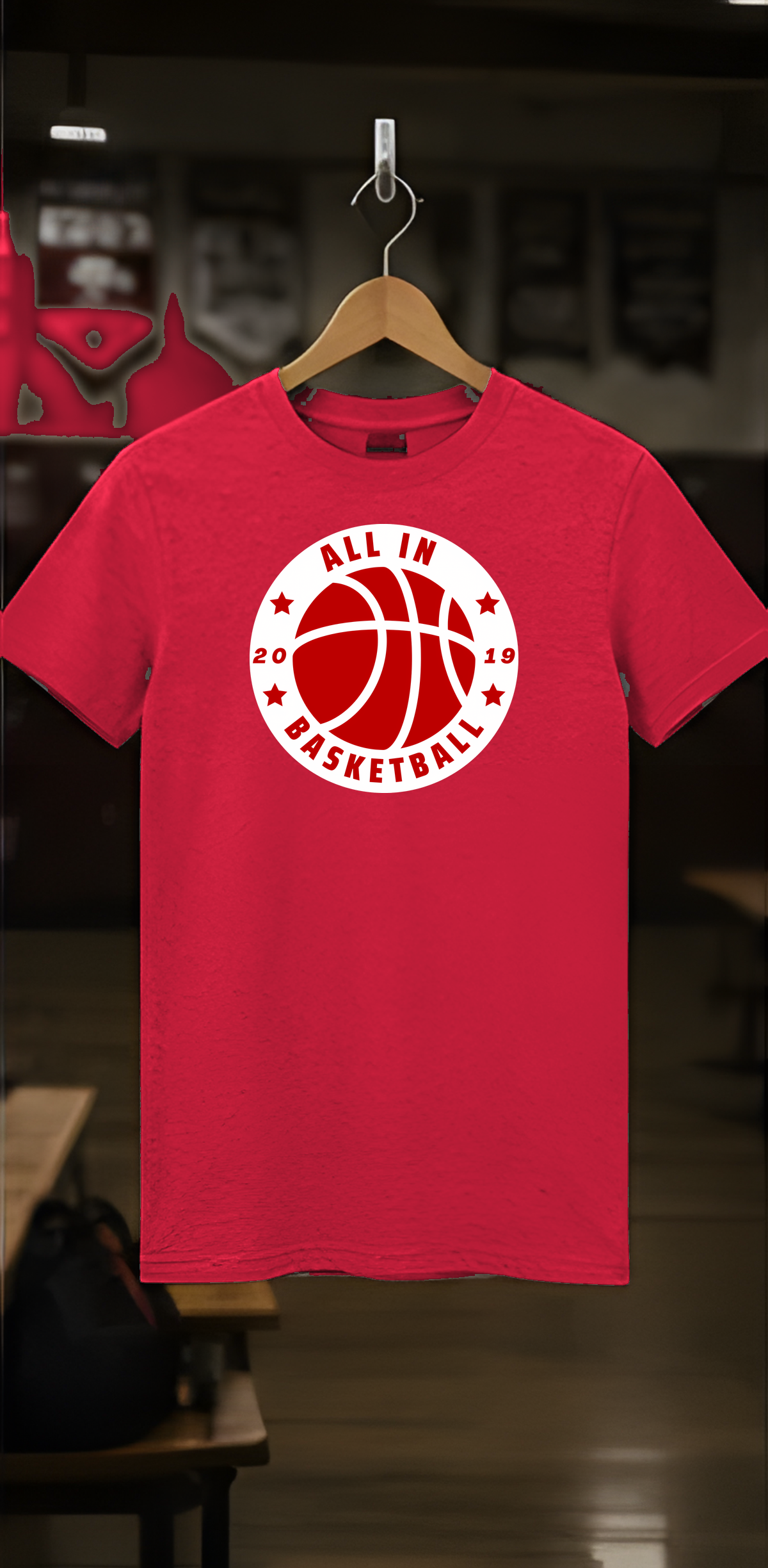 All In Basketball Academy Badge Youth Tee — locker