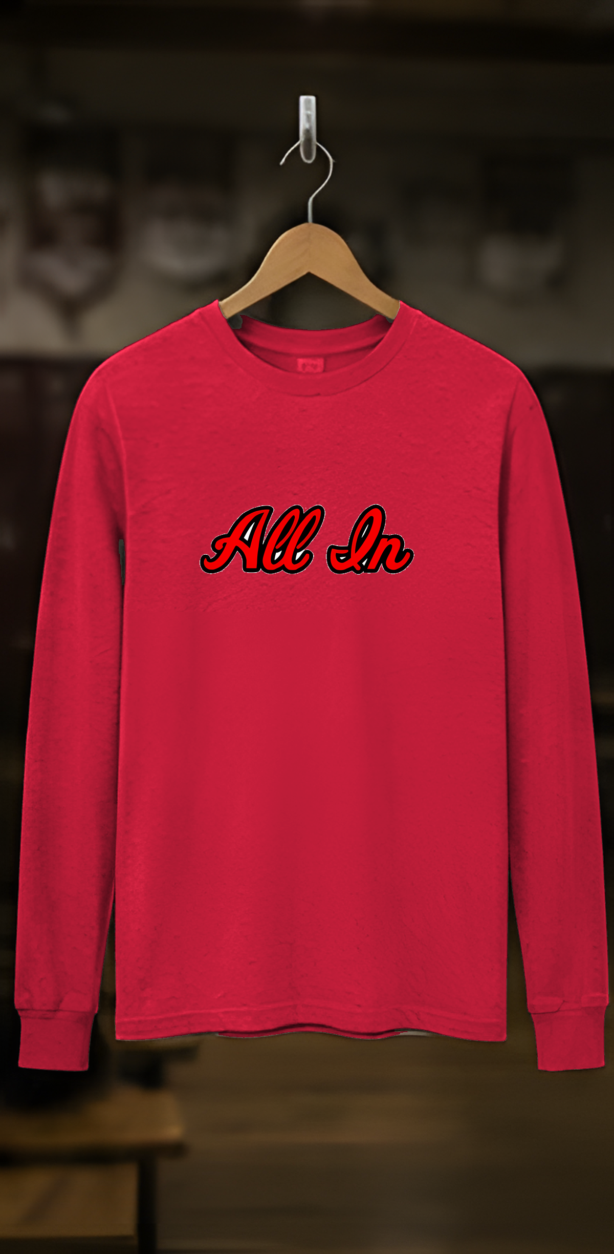 All In Basketball Academy Script Long Sleeve Tee — locker