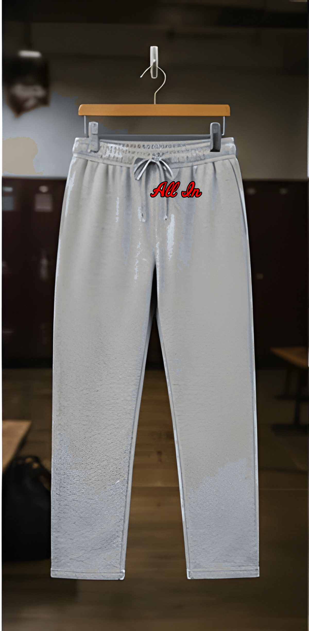 All In Basketball Academy Script Open-Bottom Sweatpants — locker