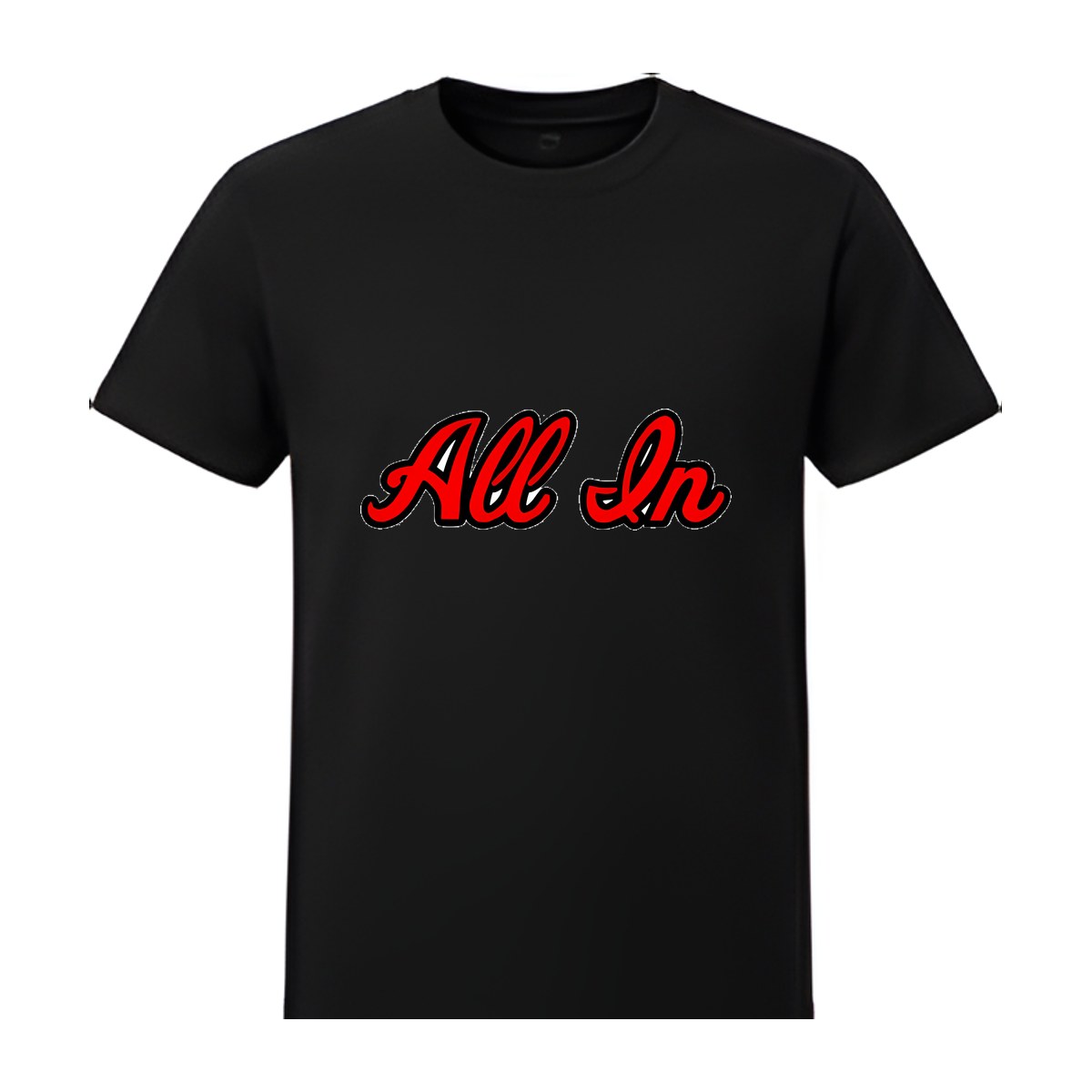 All In Basketball Academy Script Value Tee — Black