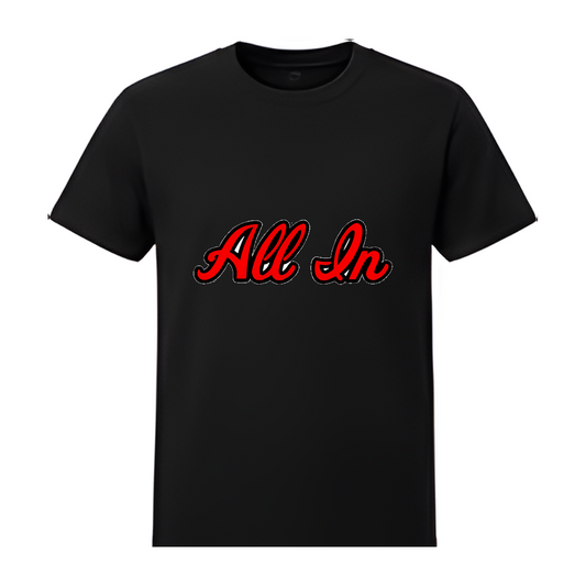 All In Basketball Academy Script Value Tee — Black