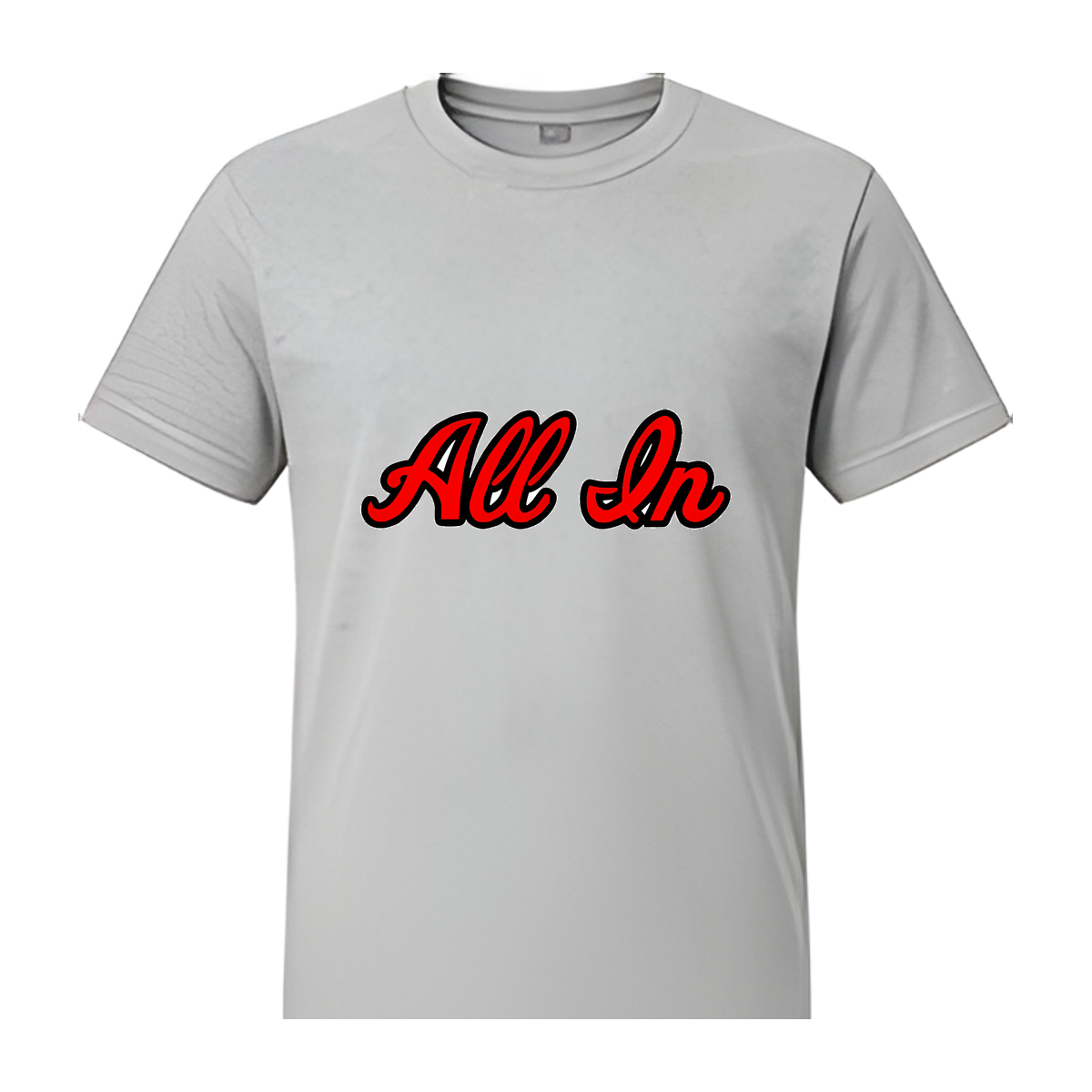 All In Basketball Academy Script Value Tee — Gray
