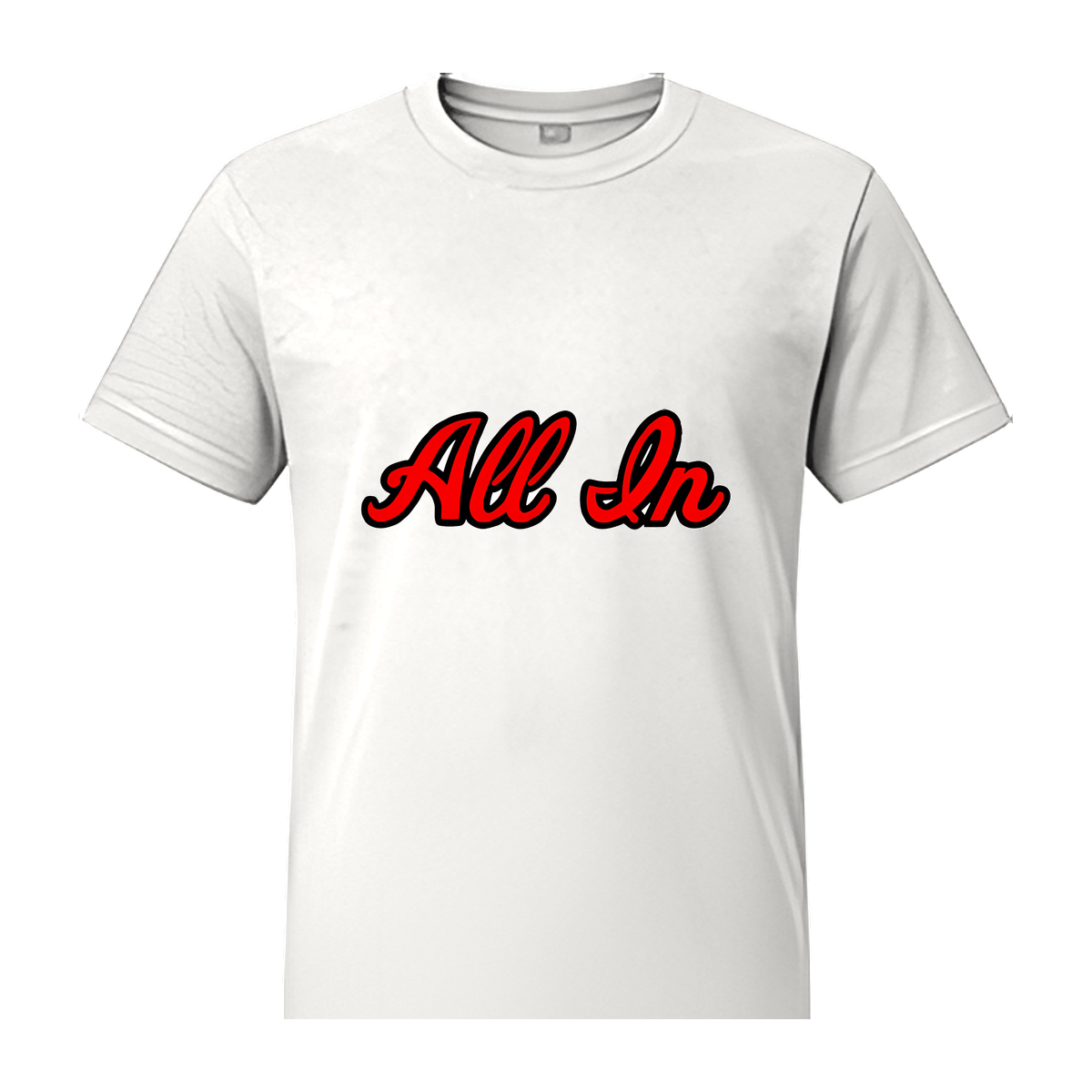 All In Basketball Academy Script Value Tee — White