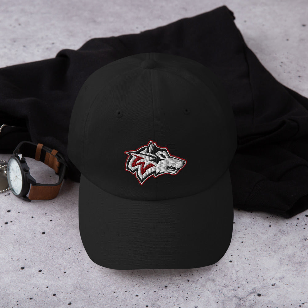 Woodcreek Girls Golf Embroidered Dad Hat, Black (lifestyle)