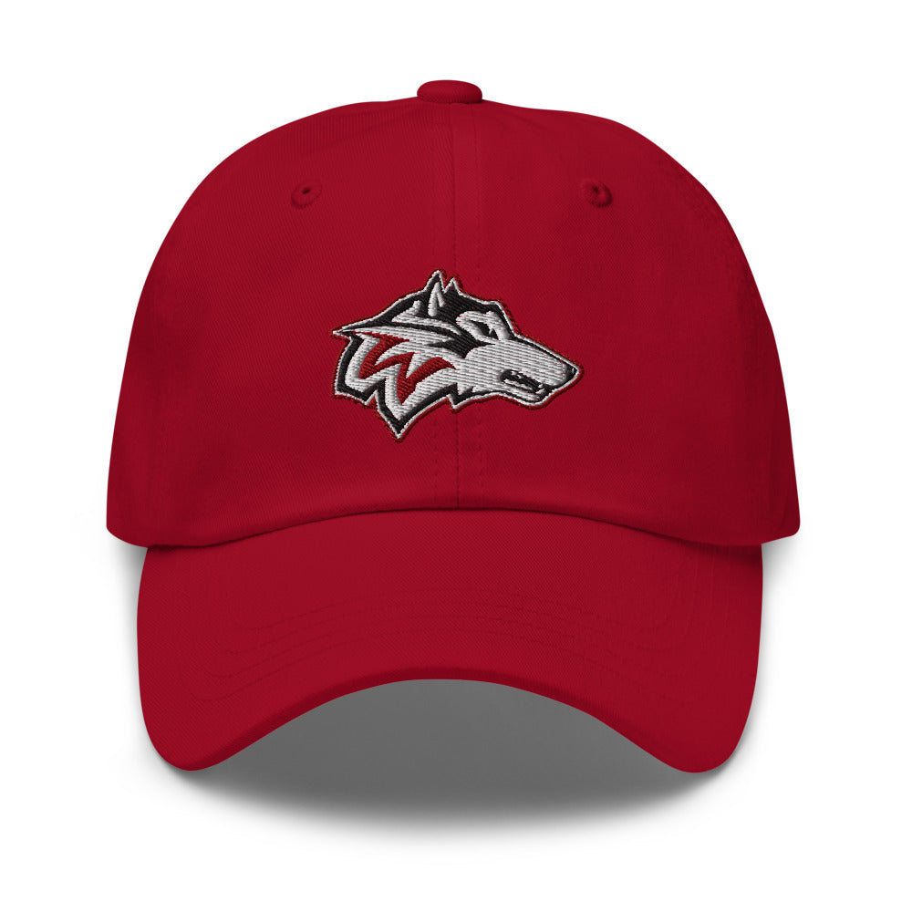 Woodcreek Girls Golf Embroidered Dad Hat, Cranberry
