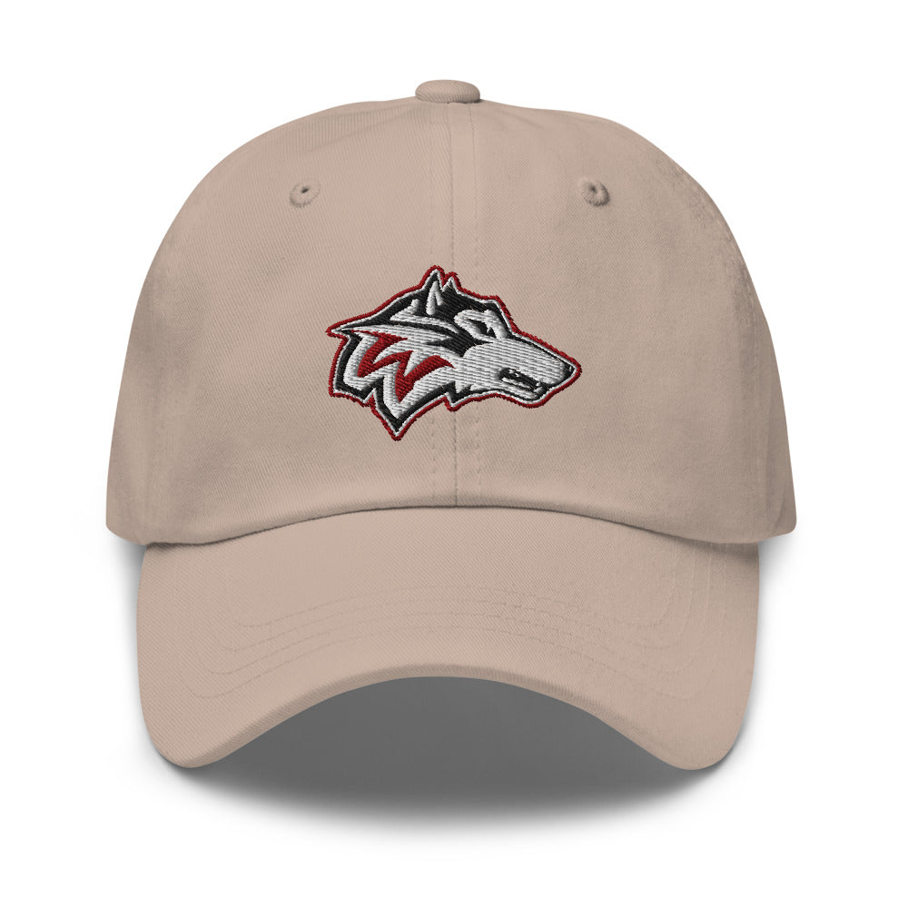 Woodcreek Girls Flag Football Embroidered Dad Hat, Stone