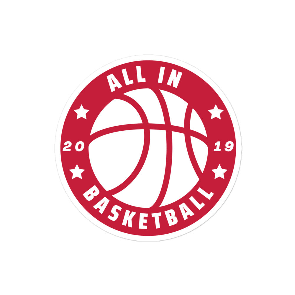 All In Basketball Academy Logo Sticker
