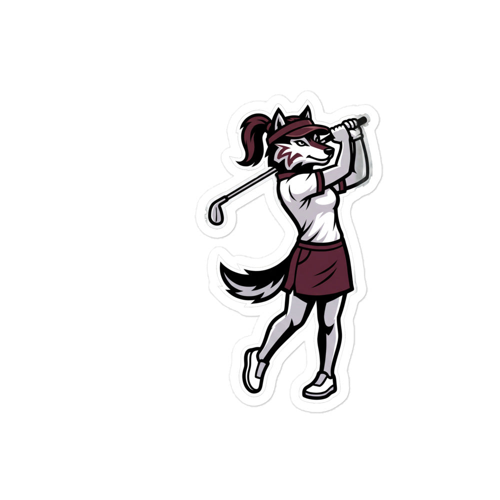 Woodcreek Girls Golf Logo Sticker