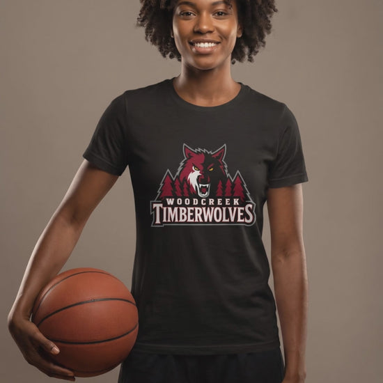 Woodcreek Timberwolves tee — editorial loop