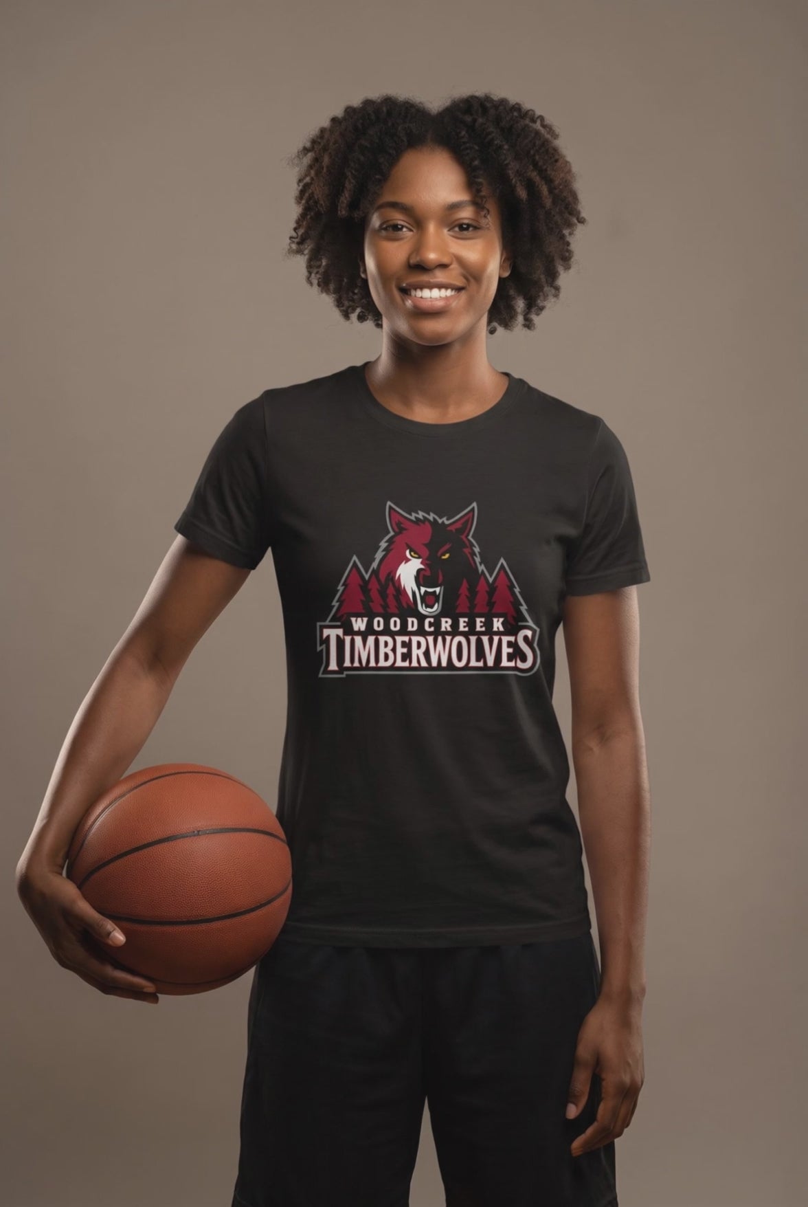 Woodcreek Timberwolves tee — editorial loop