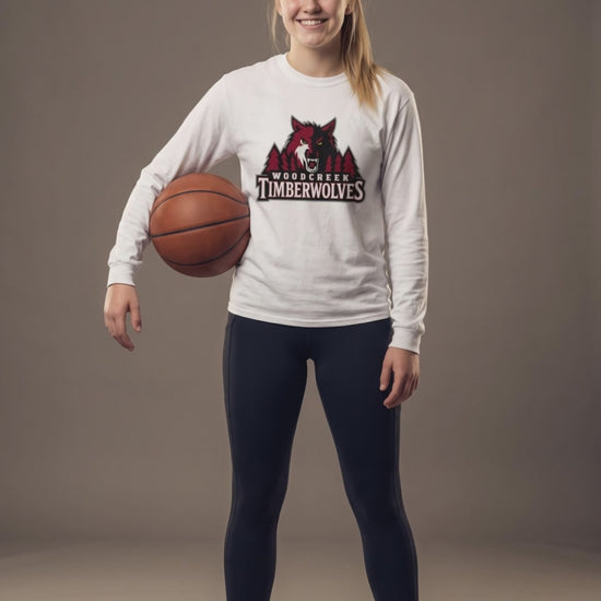 Woodcreek Timberwolves long sleeve — editorial loop