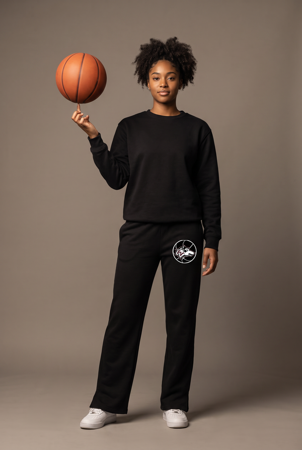 Woodcreek Wolfball sweatpants — editorial, worn by athlete