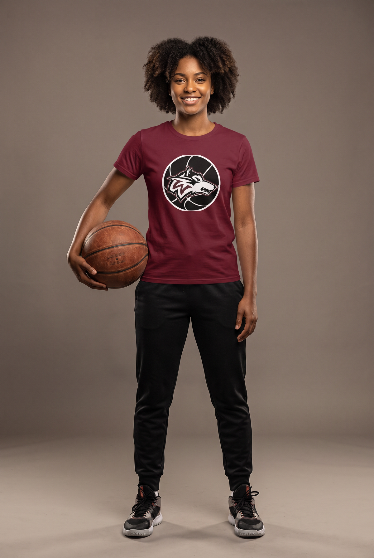 Woodcreek Wolfball tee — editorial, worn by athlete