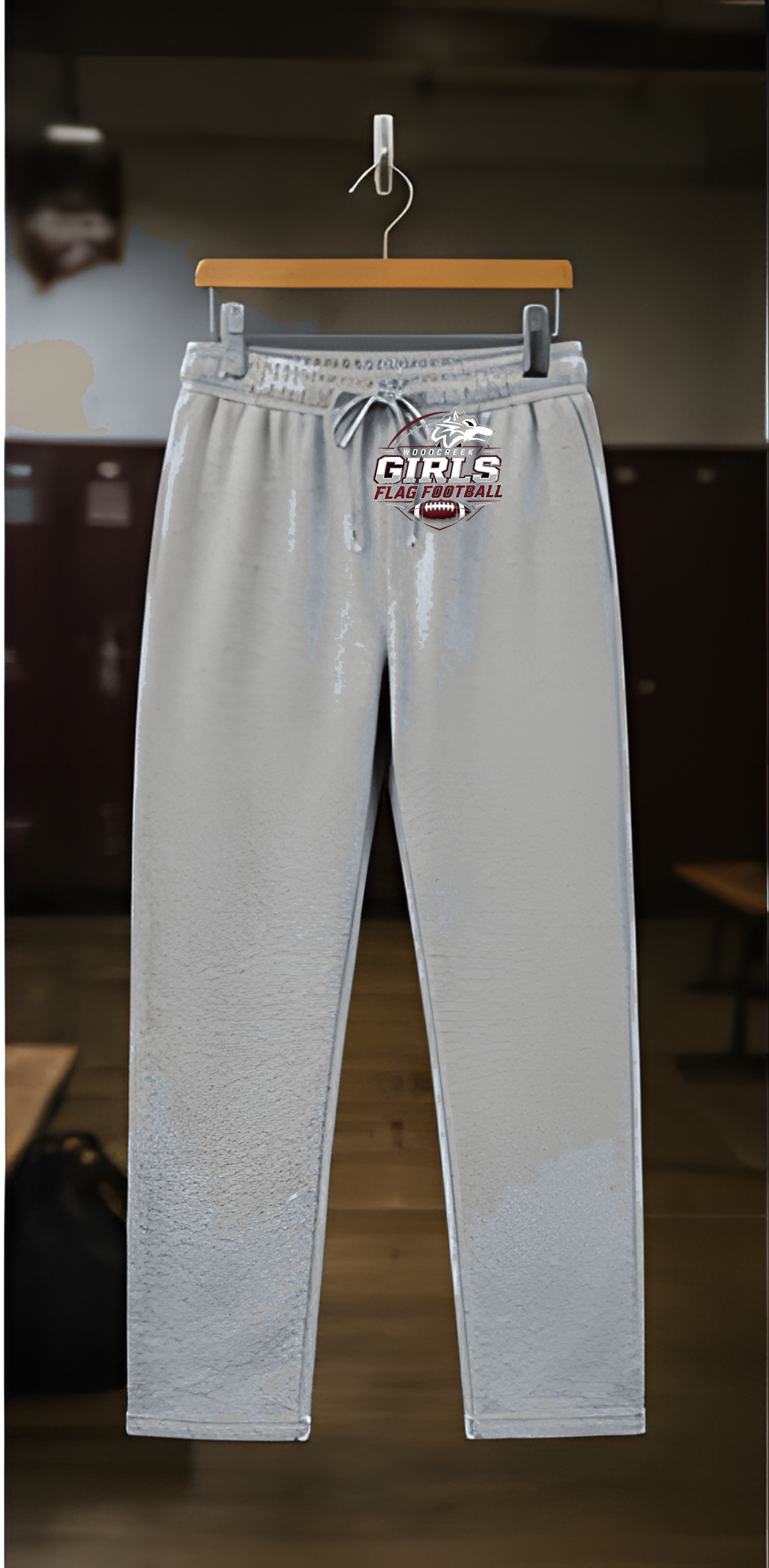 Woodcreek Girls Flag Football Open-Bottom Sweatpants — locker