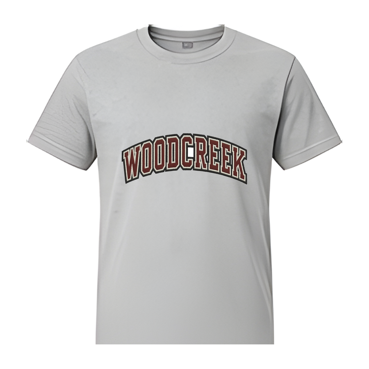 Woodcreek Girls Basketball College Letter Value Tee — Gray