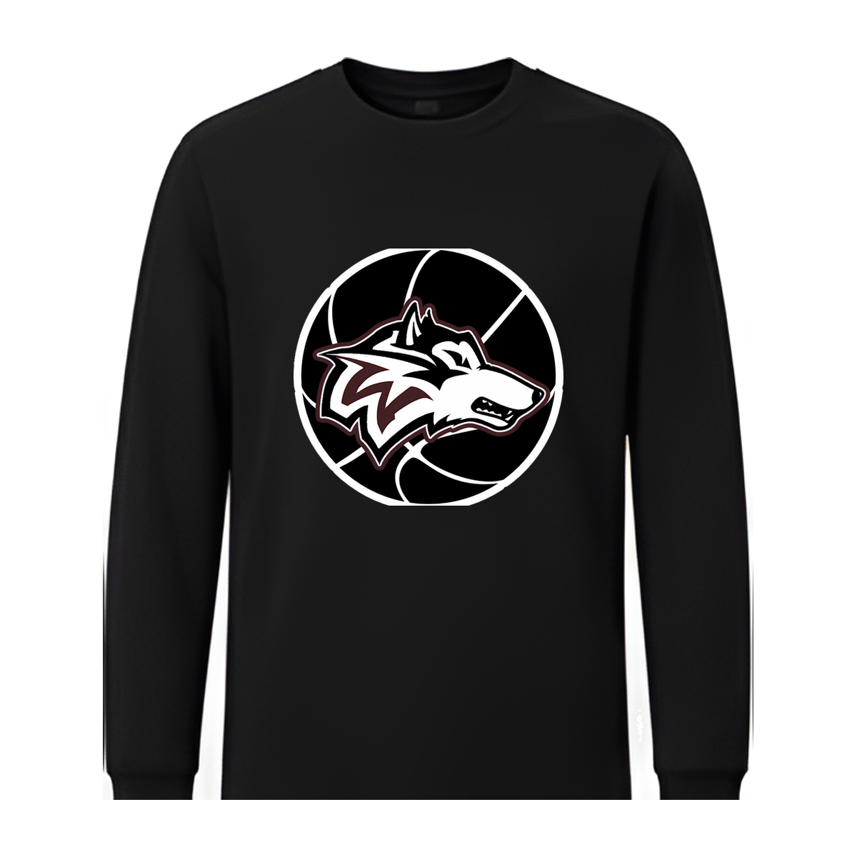 Woodcreek Girls Basketball Long Sleeve Tee — Black