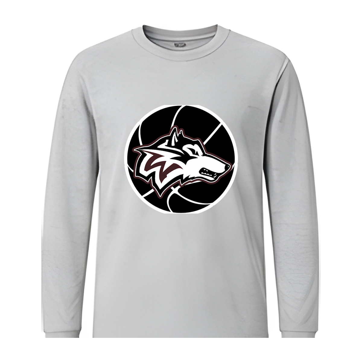 Woodcreek Girls Basketball Long Sleeve Tee — Gray