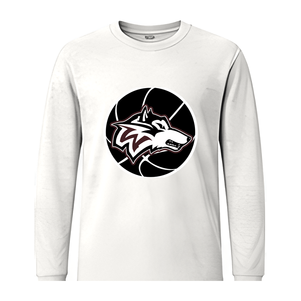 Woodcreek Girls Basketball Long Sleeve Tee — White