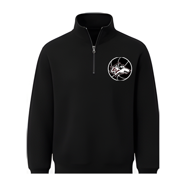 Woodcreek Girls Basketball Quarter Zip — Black