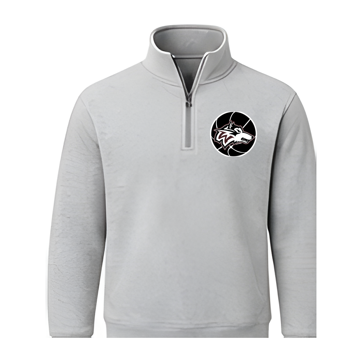 Woodcreek Girls Basketball Quarter Zip — Gray