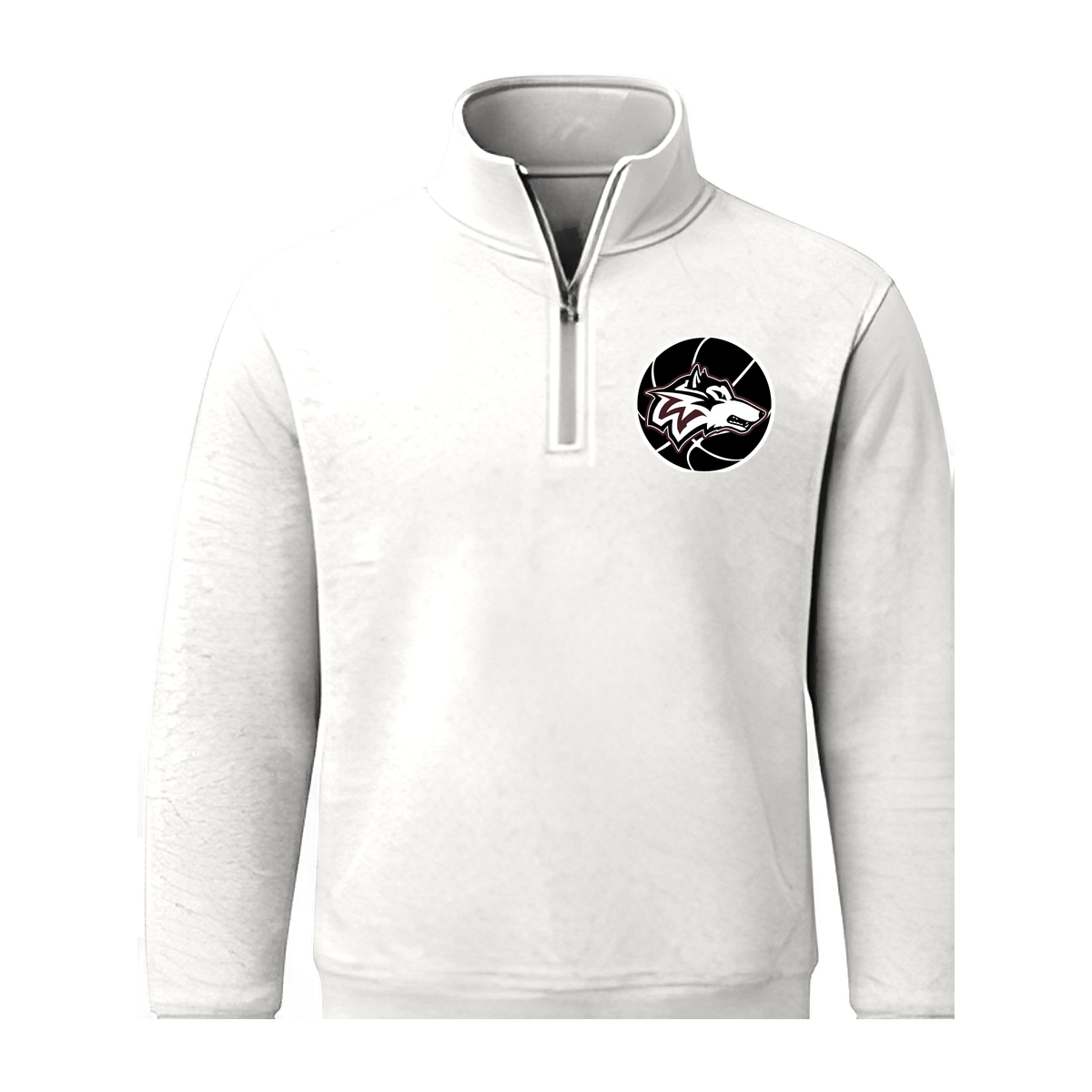 Woodcreek Girls Basketball Quarter Zip — White