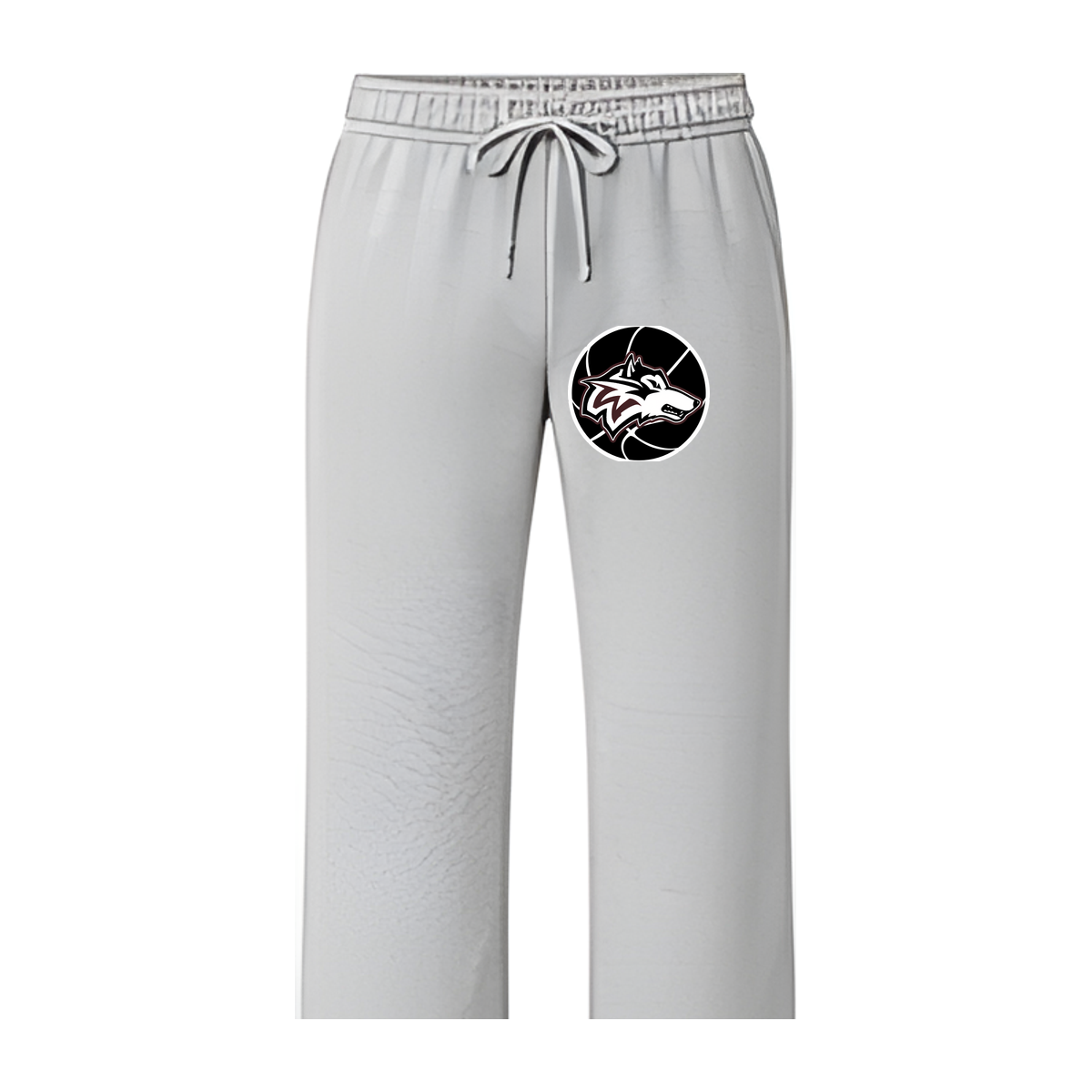Woodcreek Girls Basketball Open-Bottom Sweatpants — Gray