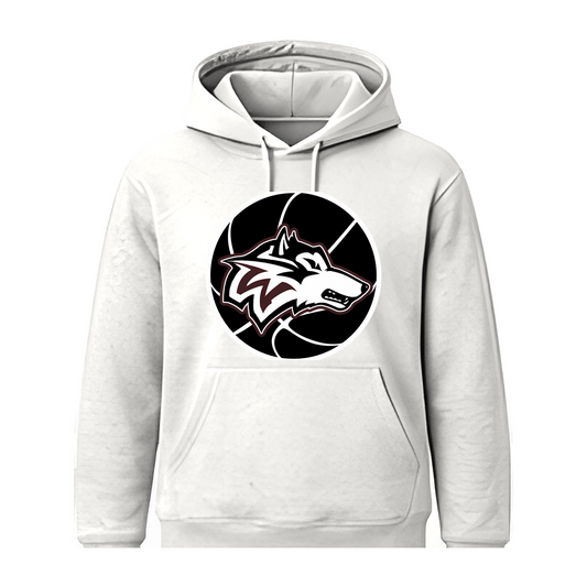 Woodcreek Girls Basketball Youth Hoodie — White
